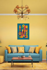 Rhythmic Hues: Evoke the Soul of Jazz with Canvas Art
