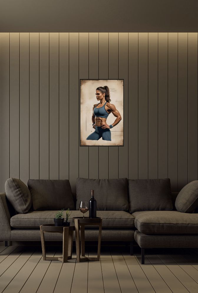 Fitness Canvas Wall Art: Motivate Your Workout Space