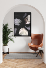 Grey Canvas Wall Art Poster