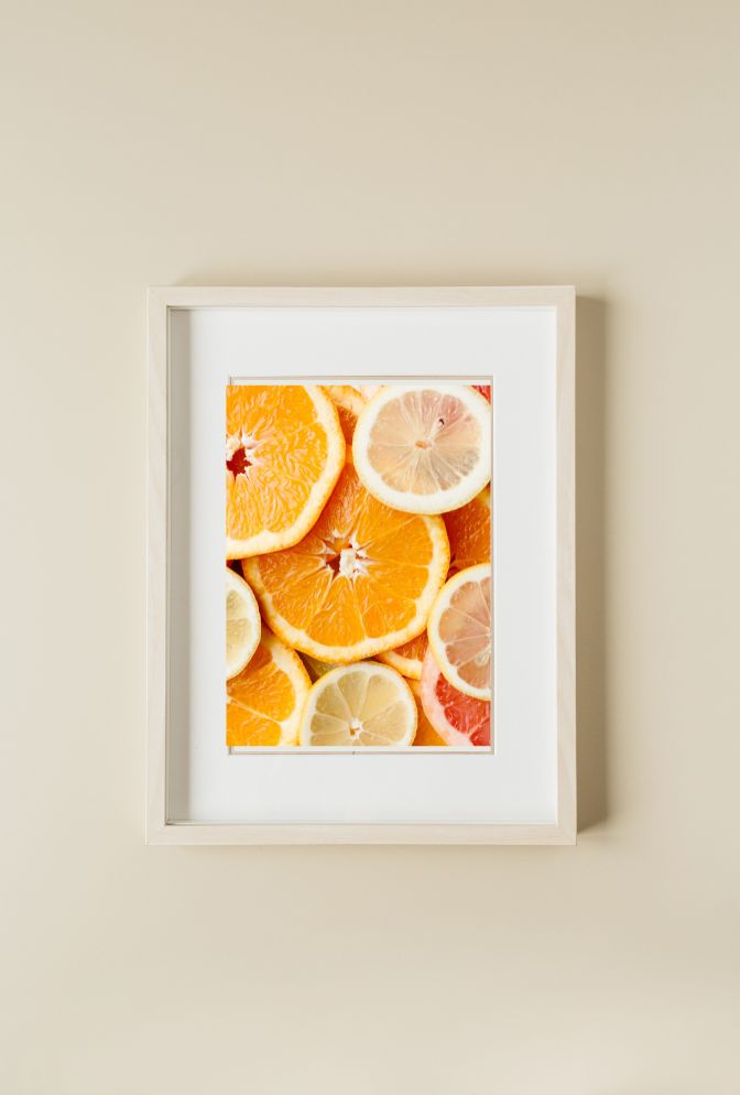 Citrus Burst: Vibrant Orange & Lemon Canvas Art
