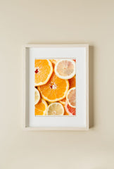 Citrus Burst: Vibrant Orange & Lemon Canvas Art