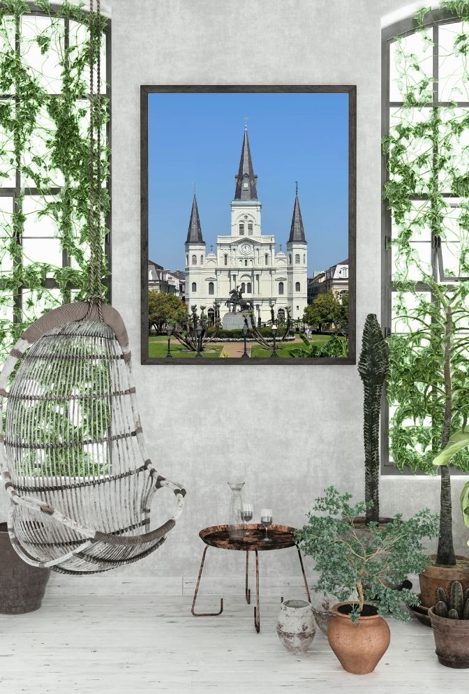 Jackson Square Majesty: New Orleans Canvas Art