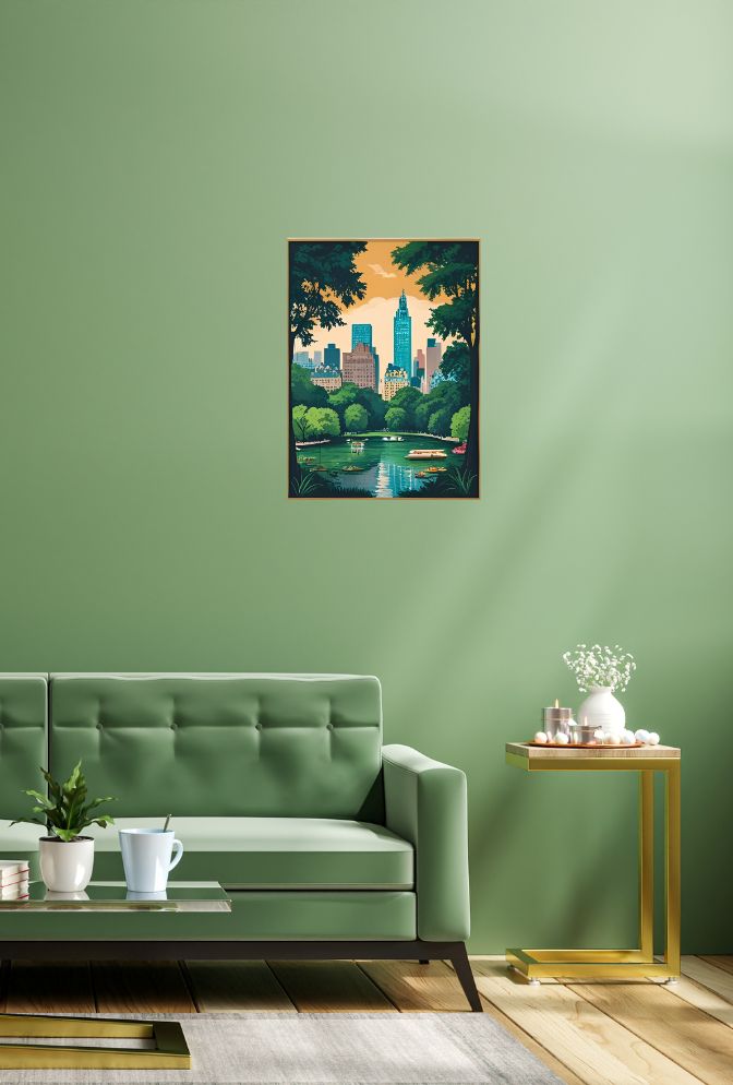 Urban Oasis: Bring the Beauty of Central Park Home with Canvas Wall Art