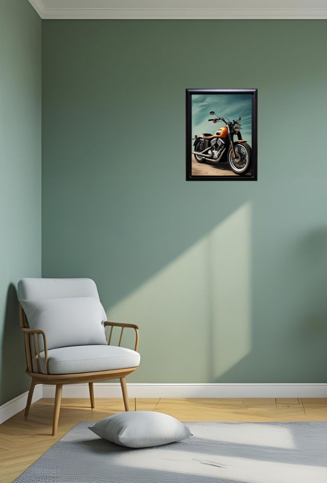 "Motorcycle Canvas Wall Art: Ride into Style!"