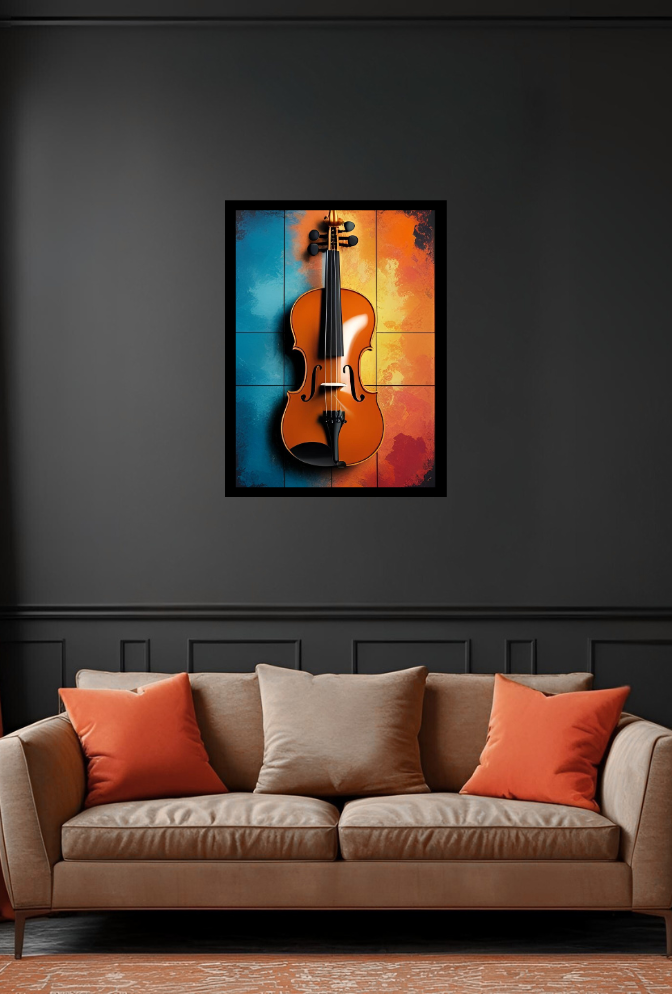 Violin Canvas Wall Art: Strings of Visual Harmony
