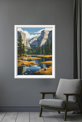 Ganfaner Yosemite Canvas Wall Art: Where Mountains Meet Your Space