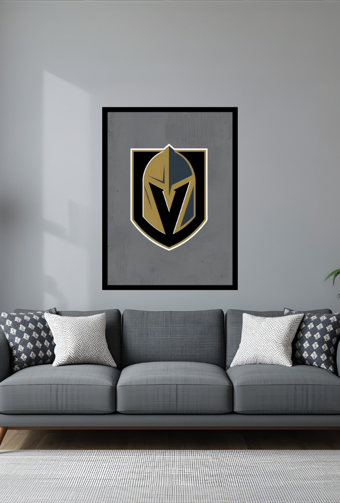 Vegas Golden Knights Canvas Wall Art: Show Your Team Pride-Ganfaner