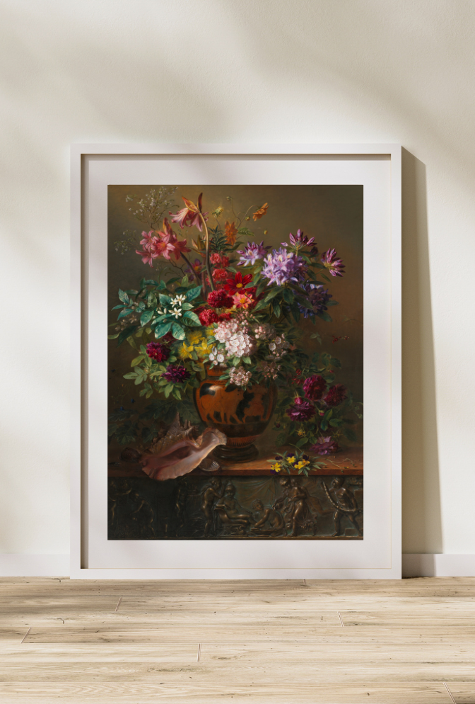 Vase Canvas Wall Art Poster