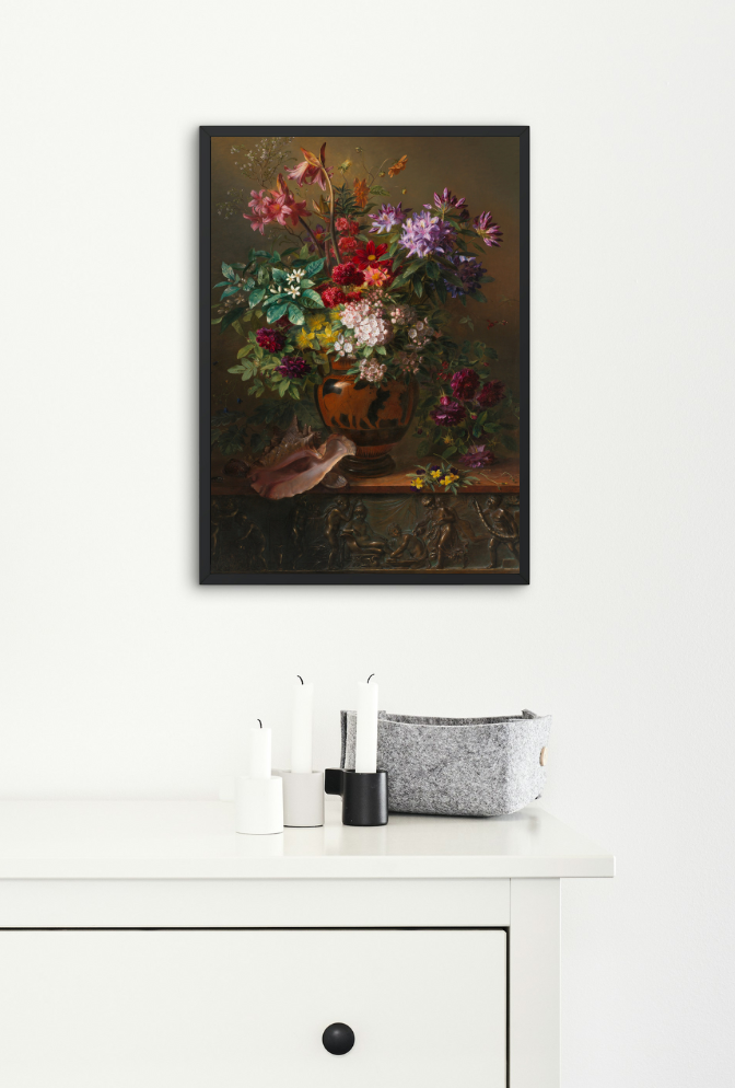 Vase Canvas Wall Art Poster
