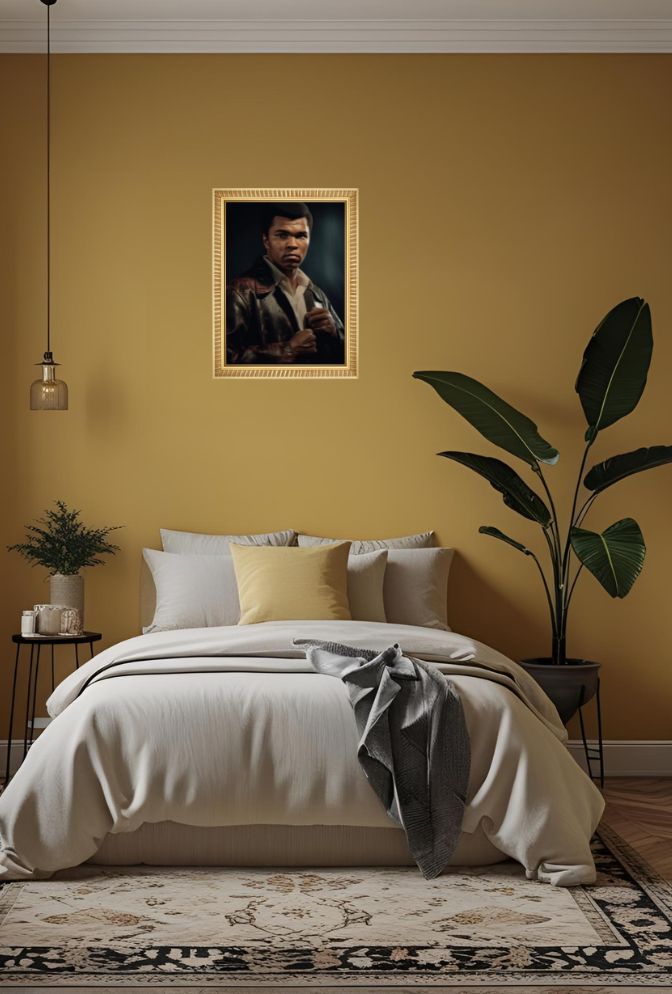 "Muhammad Ali Canvas Wall Art: Immortalize the Greatest!"