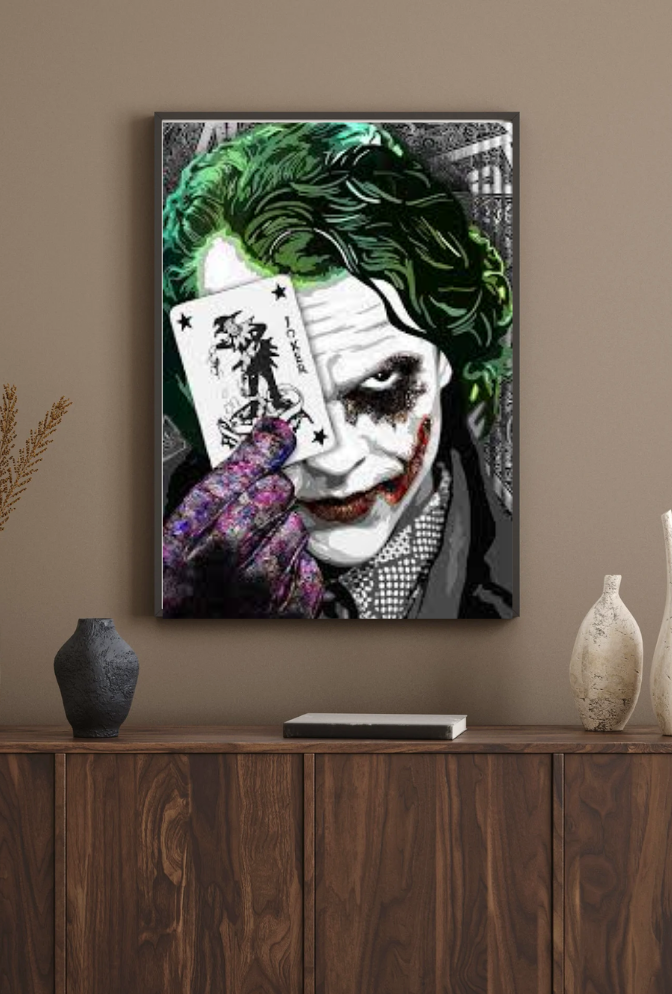 Joker Canvas Wall Art Poster