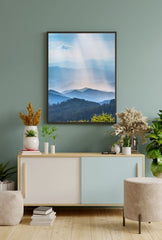 Blue Ridge Majesty: Canvas Mountain Art
