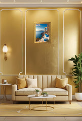 Santorini Sunset: Bring Greek Island Beauty to Your Walls