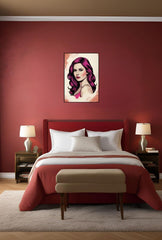 Love is Love：lesbian canvas wall art