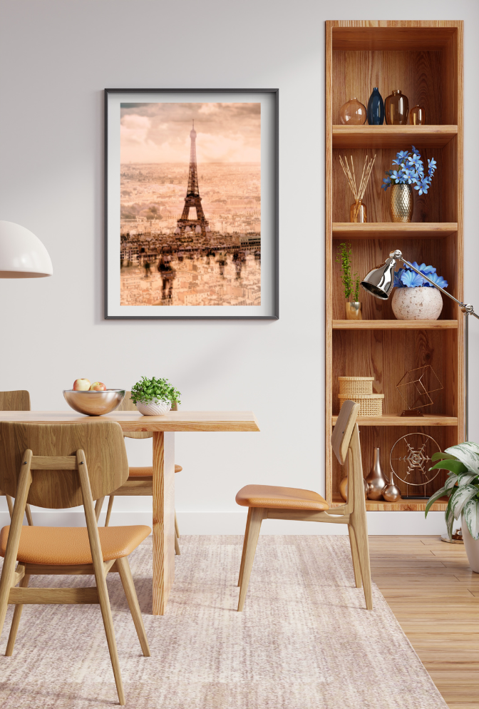 Paris Canvas Wall Art Poster