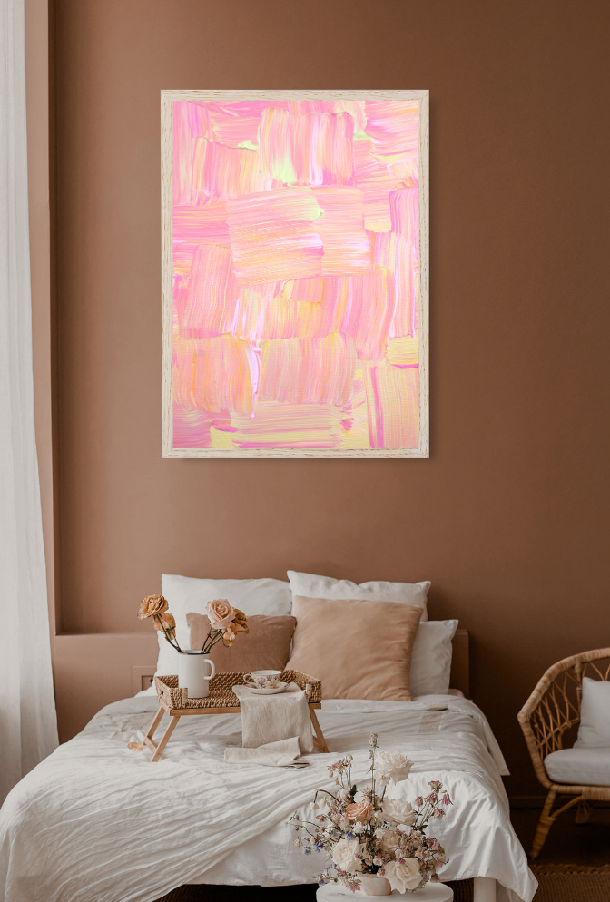 Pastel Canvas Wall Art Poster