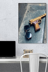 Art of the Firearm: Bold Gun Canvas Wall Art for Modern Spaces