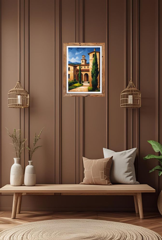Elegant Tuscan Canvas Wall Art for Timeless Decor