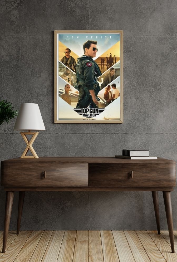 "Top Gun Canvas Wall Art: Take Your Decor to New Heights"
