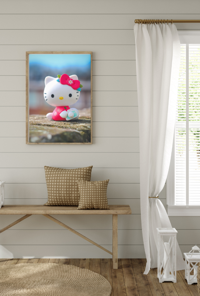 Hello Kitty Canvas Wall Art: Say Cheese!