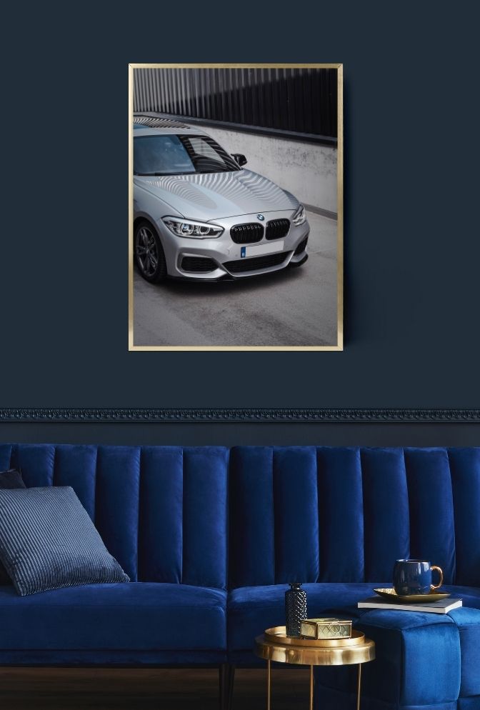BMW Velocity: Sleek Canvas Art