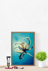 Ocean Majesty: Octopus Canvas Wall Art
