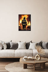 Firefighter Canvas Wall Art: Honor the Heroes