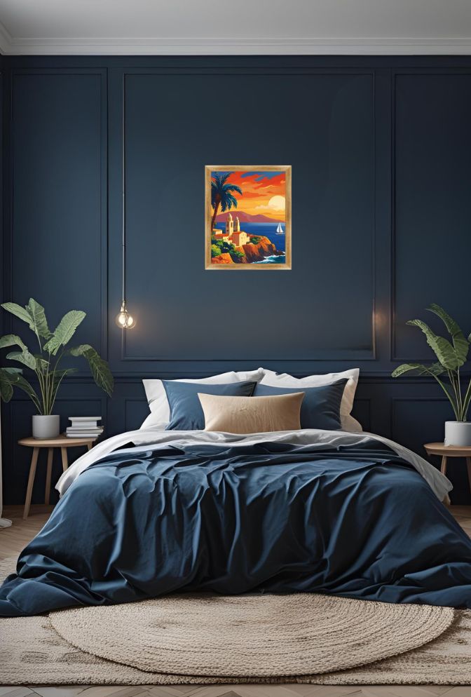 Sicilian Sunset: Coastal Canvas Art