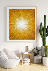 Illuminate Your Space with Sunburst Canvas Wall Art