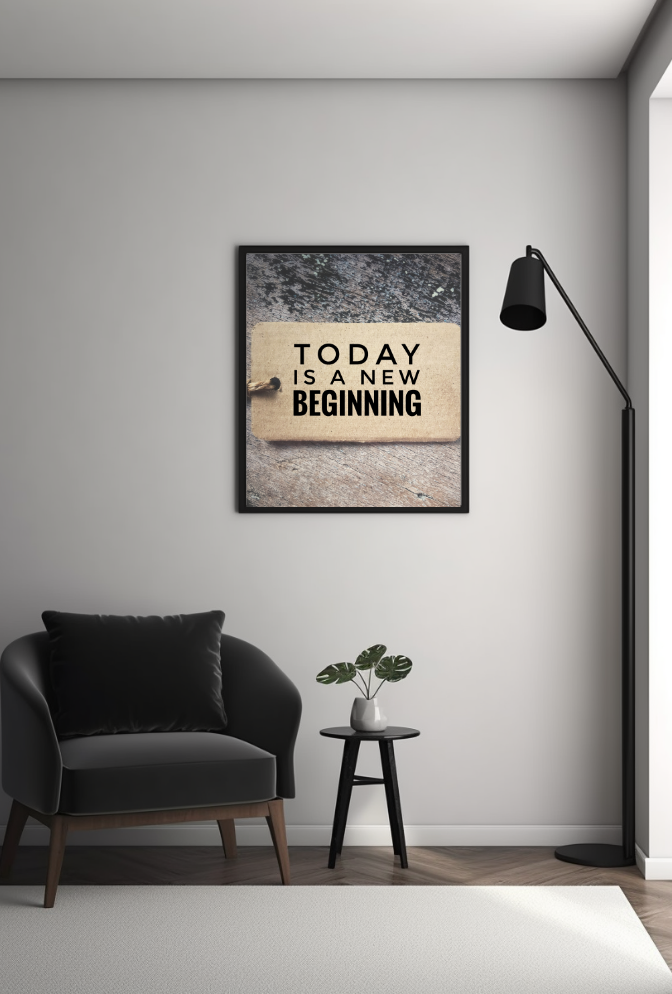 Inspirational Quotes Canvas Wall Art Poster