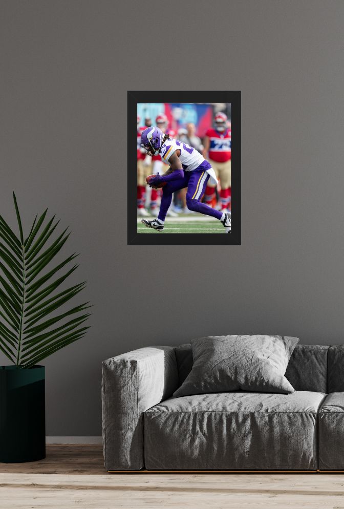 Minnesota Vikings Action Canvas Art - NFL Football Wall Decor