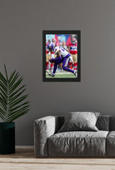 Minnesota Vikings Action Canvas Art - NFL Football Wall Decor