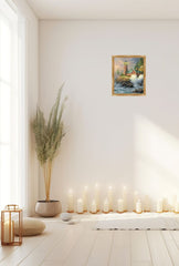 "Thomas Kinkade Canvas Wall Art: Illuminate Your Home with Light"