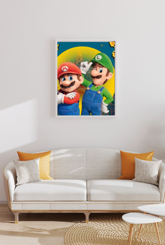 Mario & Luigi: Brothers in Action Canvas Art