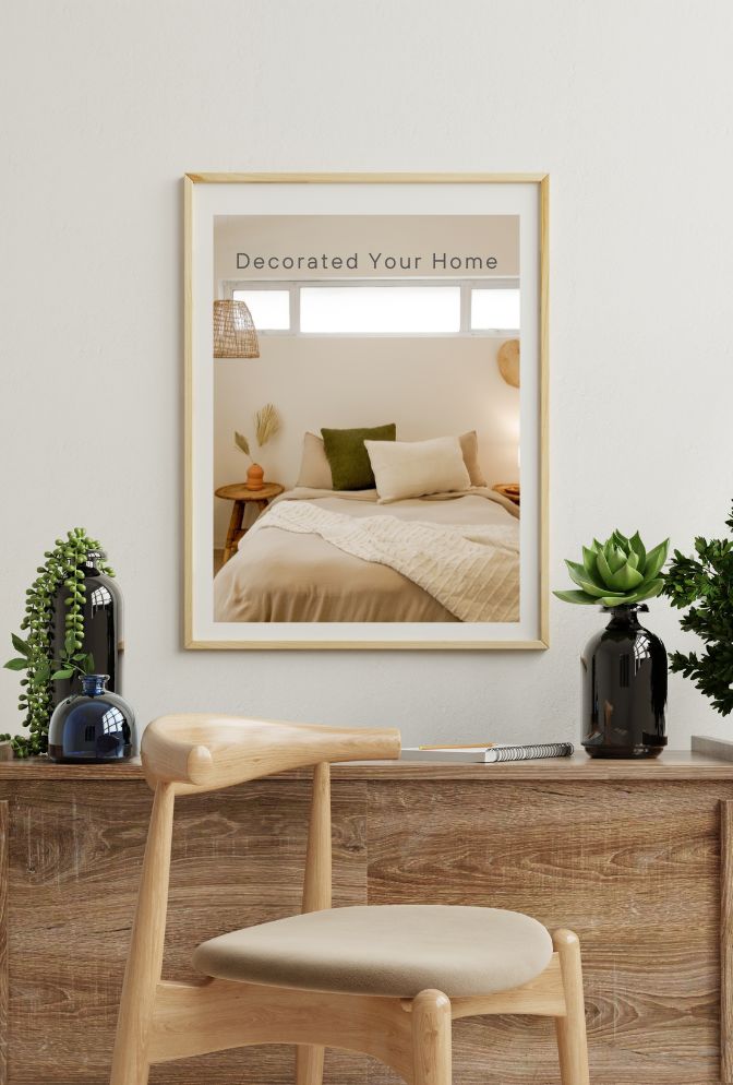Modern Bedroom Canvas Wall Art - Minimalist and Elegant Home Decor