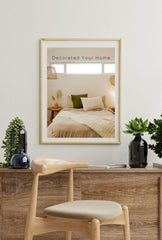 Modern Bedroom Canvas Wall Art - Minimalist and Elegant Home Decor