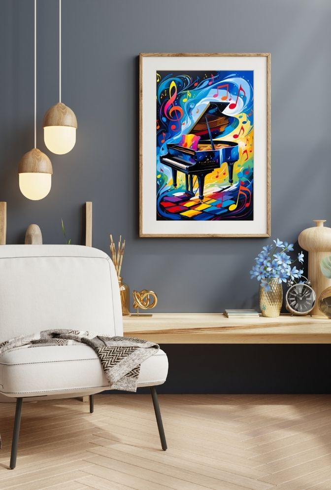 Ivory Keys Piano Canvas Art - Infuse Your Space with Musical Elegance