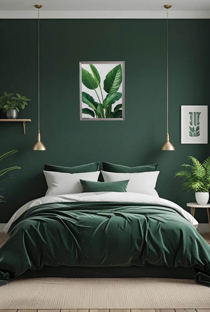 Verdant Vibes: Bring Nature Indoors with Green Plant Canvas Art