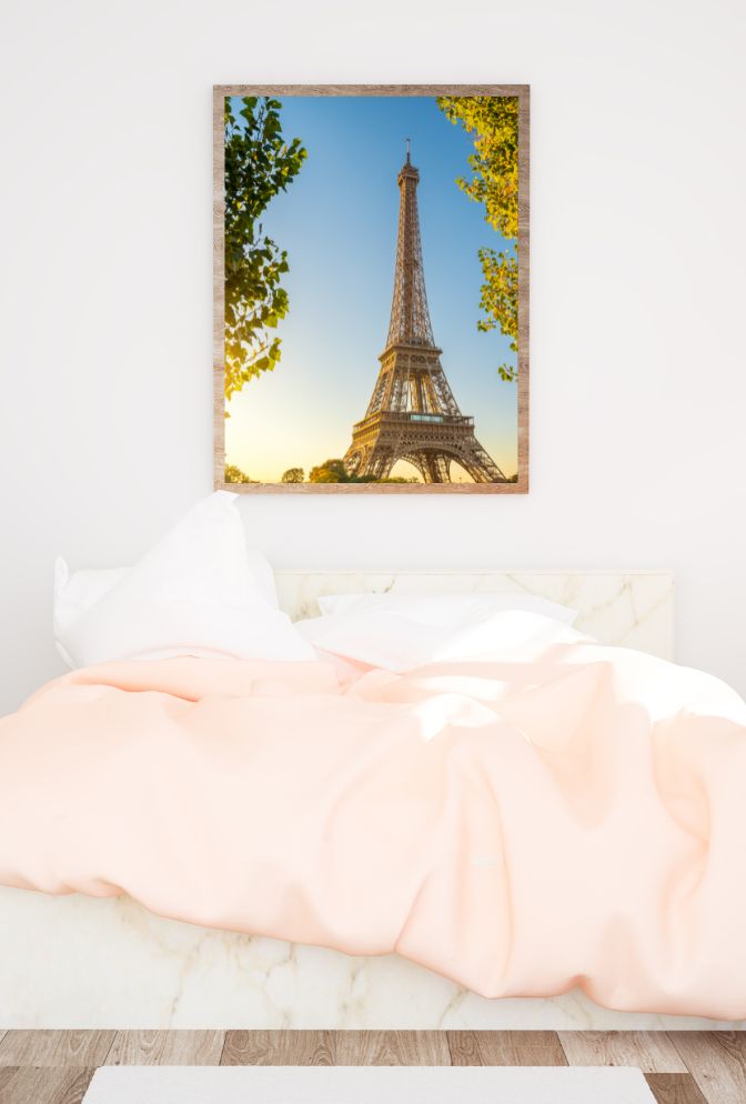 Parisian Charm: Capture the Romance of the Eiffel Tower with Canvas Wall Art