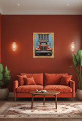 Vintage Haul: Old Truck Canvas Wall Art