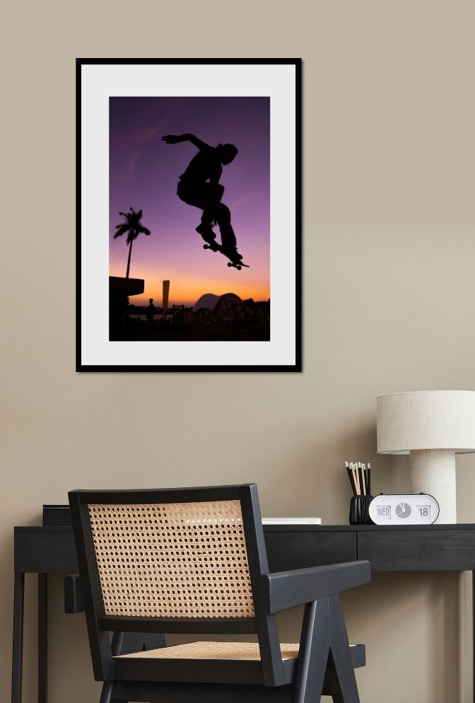 "Skate Life: Dynamic Skateboard Canvas Wall Art "