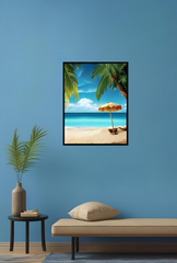 Tropical Beach Canvas Wall Art: Bring the Coastal Magic Indoors
