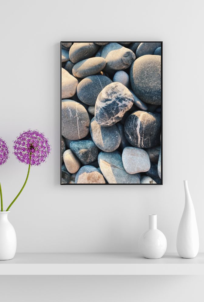 Serene Pebble Beach Canvas Art