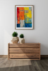 Chromatic Rhythm: Abstract Pop Art Canvas