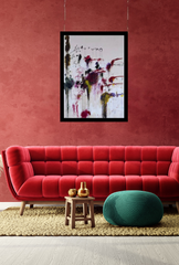 Twombly Gidee on Canvas Wall Art: Where Chaos Meets Elegance