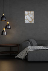 Gilded Veins: Luxury Marble Canvas Art