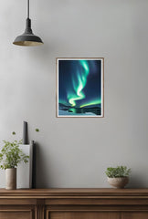 Aurora's Dance: Northern Lights Canvas Art