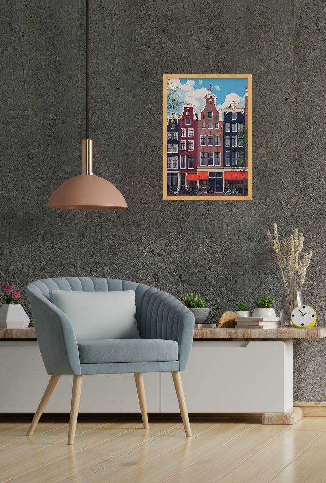 Amsterdam Canvas Wall Art for a Touch of Dutch Delight