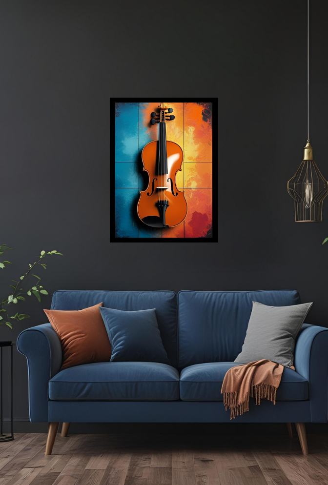 Violin Canvas Wall Art: Strings of Visual Harmony