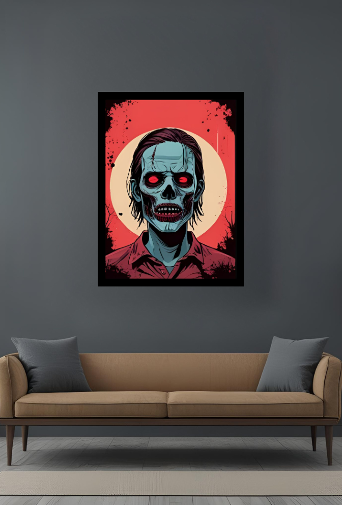 Ganfaner Walking Dead Canvas Wall Art: Survive the Style Apocalypse